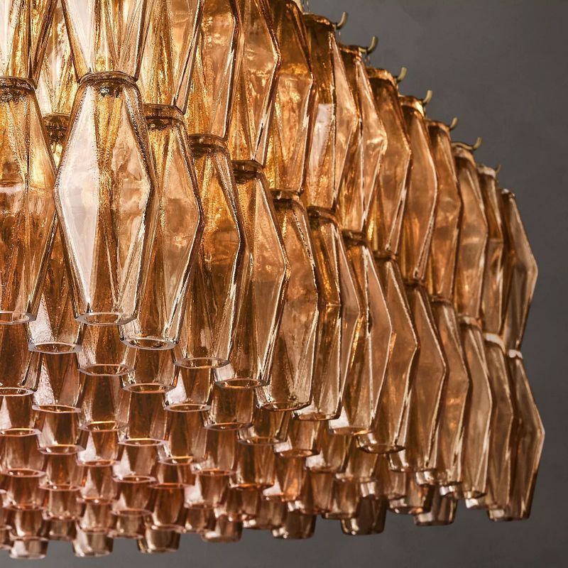 Chivaro Rectangular Chandelier 74"