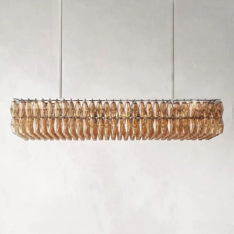 Chivaro Rectangular Chandelier 74"