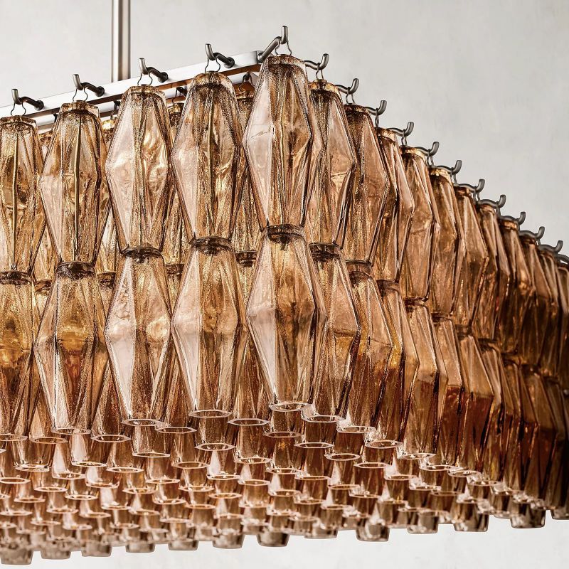 Chivaro Rectangular Chandelier 74"