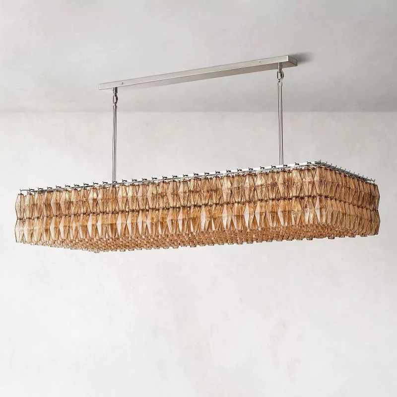 Chivaro Rectangular Chandelier 74"