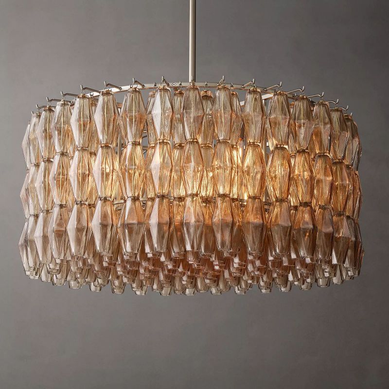 Chivaro Round Chandelier 37"