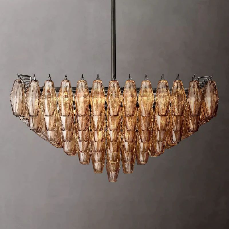 Chivaro Square Chandelier 32"