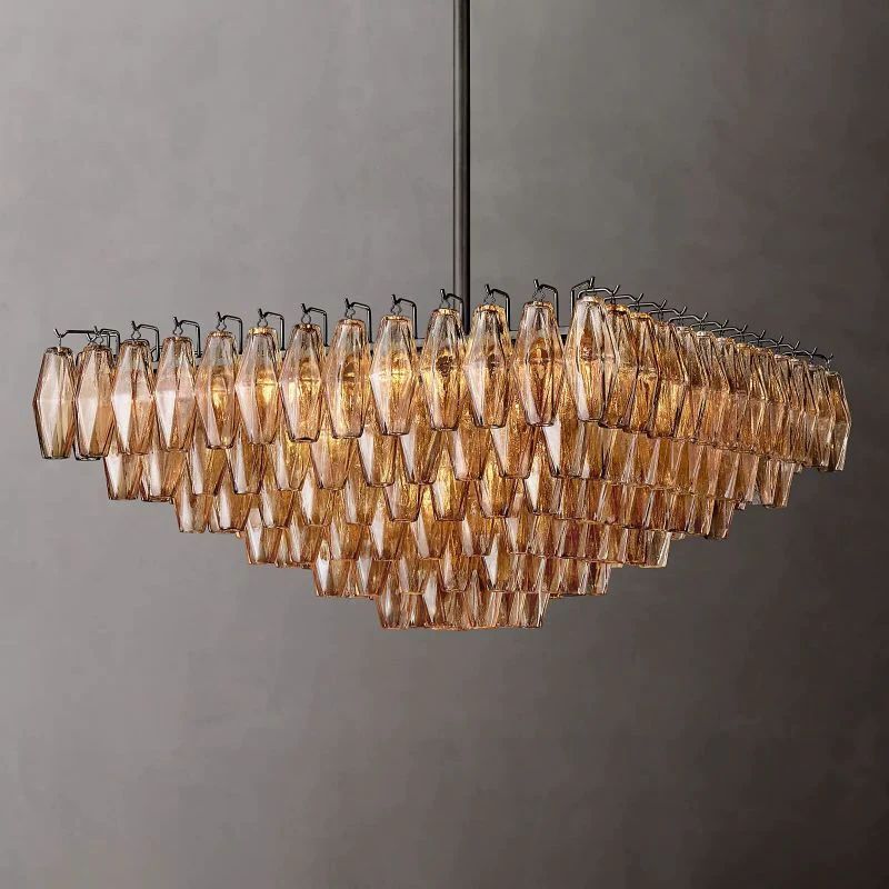 Chivaro Square Chandelier 32"
