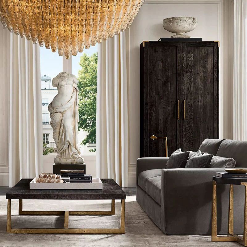 Chivaro Square Chandelier 32"