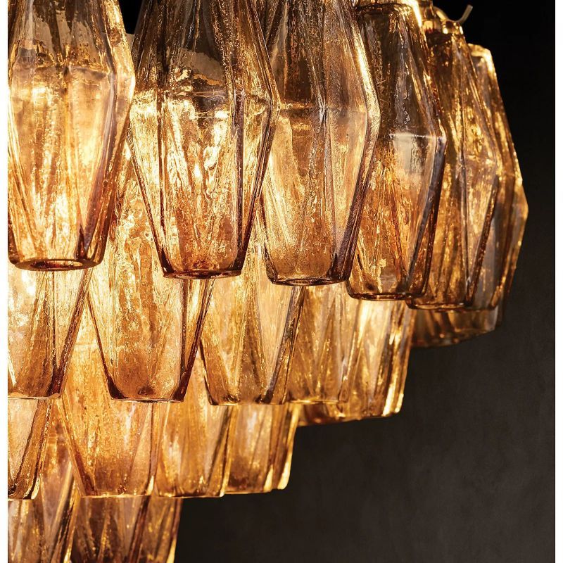 Chivaro Square Chandelier 32"