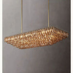 Chivaro Tiered Rectangular Chandelier 74"
