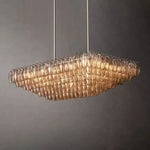 Chivaro Tiered Rectangular Chandelier 54"