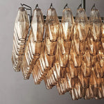 Chivaro Tiered Rectangular Chandelier 54"
