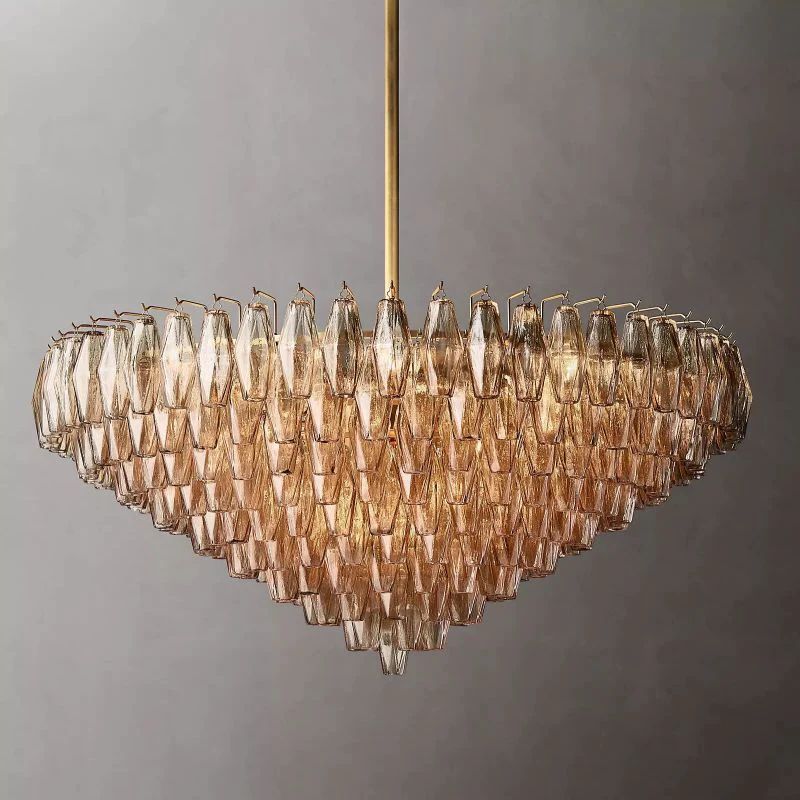 Chivaro Tiered Round Chandelier 47"
