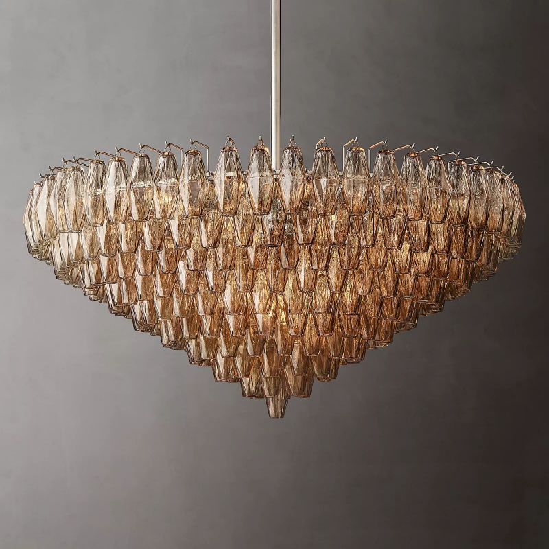 Chivaro Tiered Round Chandelier 47"
