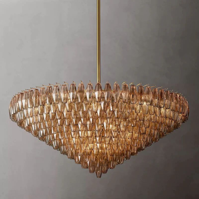 Chivaro Tiered Round Chandelier 62"