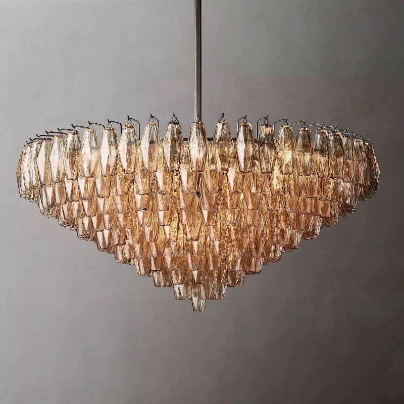 Chivaro Tiered Round Chandelier 47"