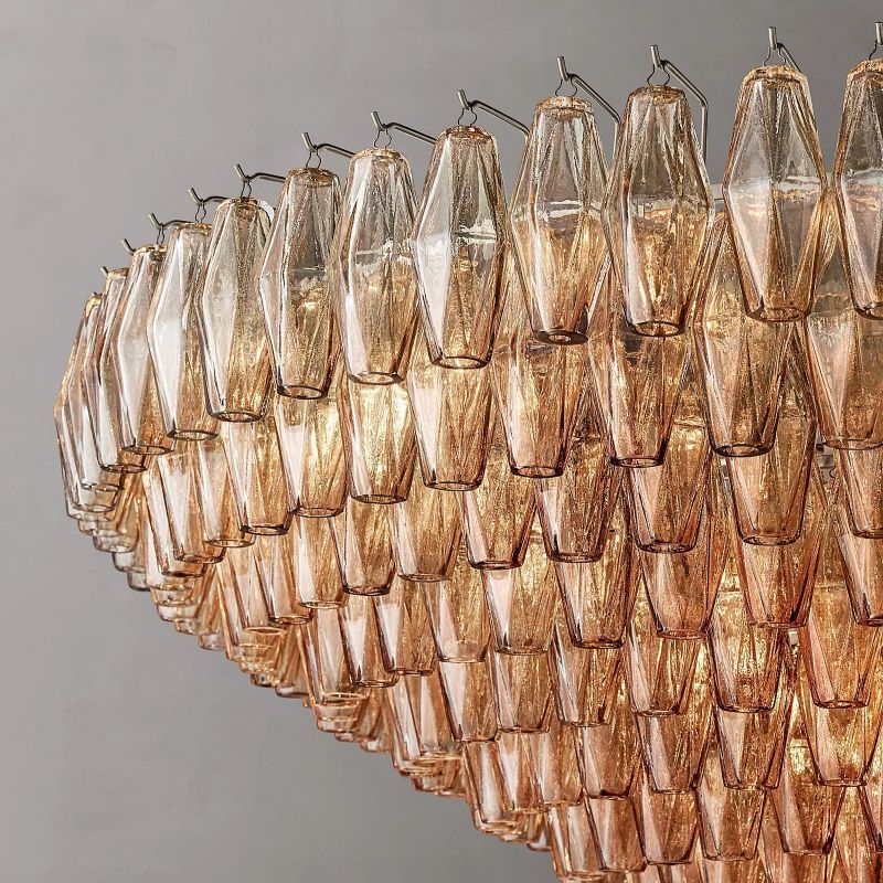 Chivaro Tiered Round Chandelier 62"