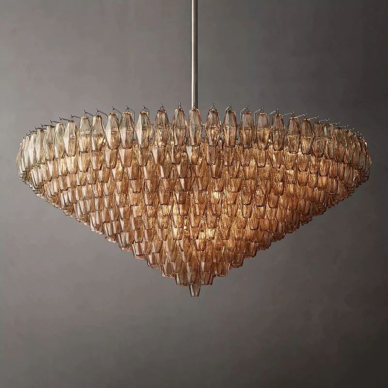 Chivaro Tiered Round Chandelier 62"