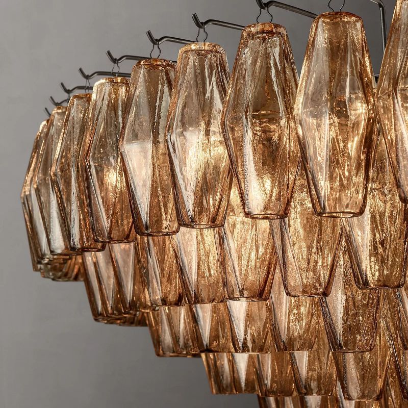 Chivaro Tiered Round Chandelier 62"
