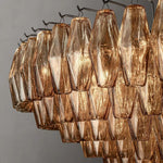 Chivaro Tiered Round Chandelier 62"