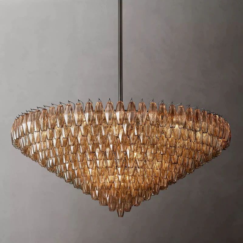 Chivaro Tiered Round Chandelier 62"