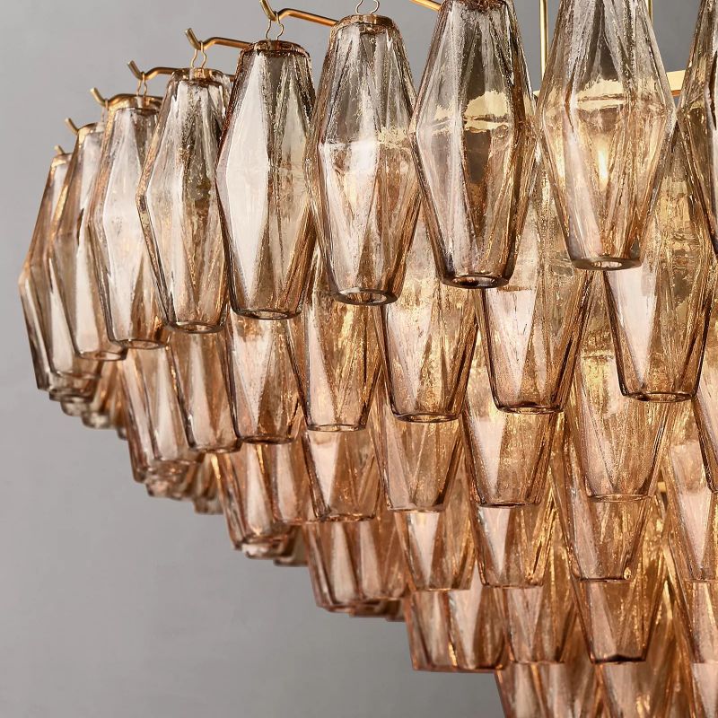 Chivaro Tiered Round Chandelier 47"