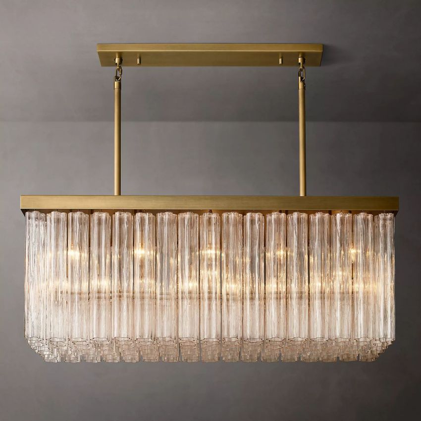 Chalune Rectangle Chandelier 54"