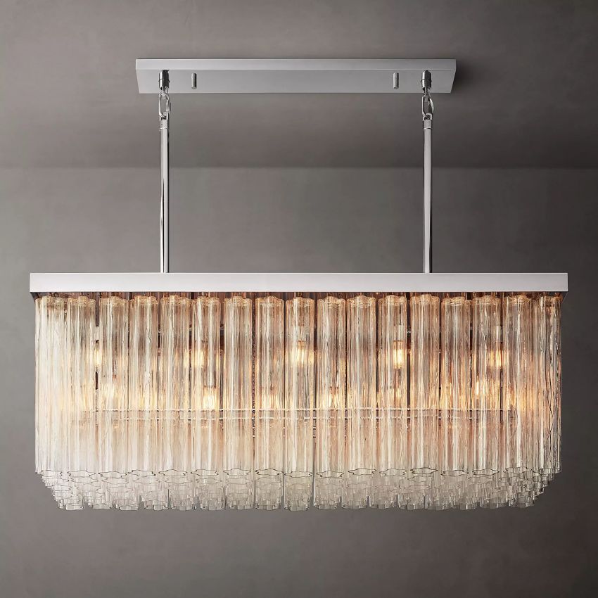Chalune Rectangle Chandelier 54"