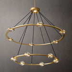 Eclavia Two-Tier Round Chandelier 60"