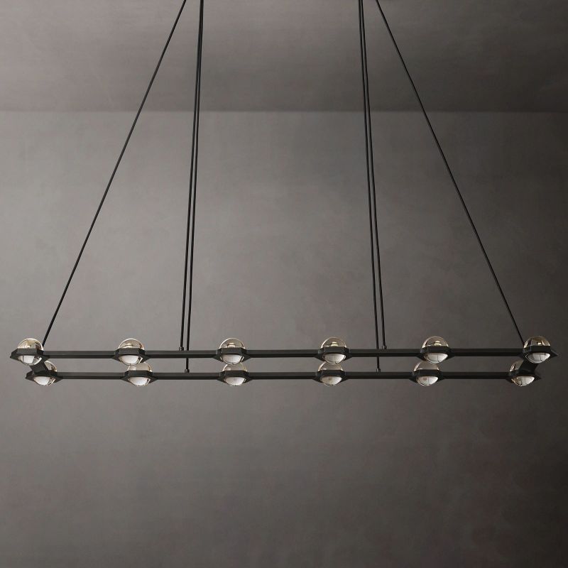 Eclavia Rectangular Chandelier 72"