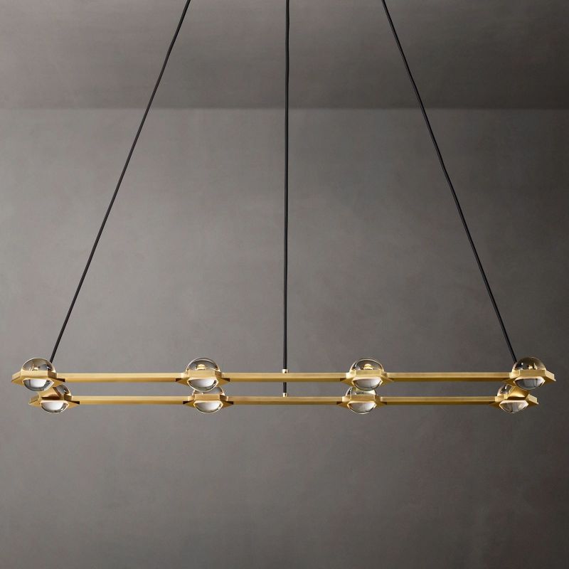 Eclavia Rectangular Chandelier 54"
