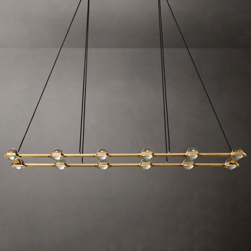 Eclavia Rectangular Chandelier 72"