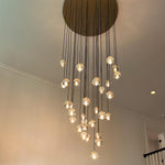 Boulle Round Chandelier 30"