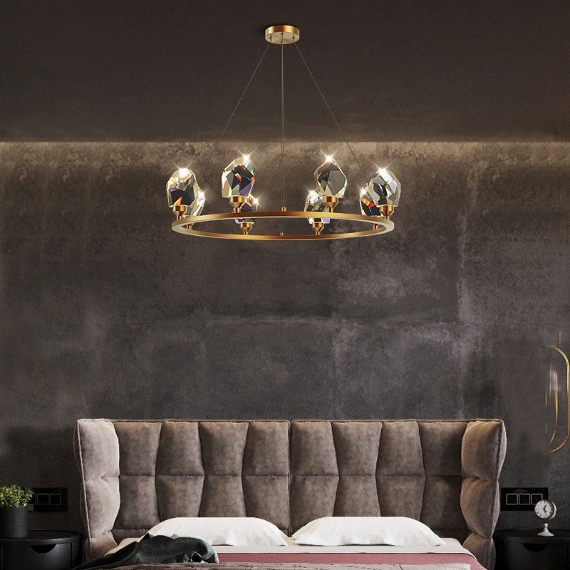 Angle Round Chandelier