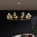 Angle Round Chandelier