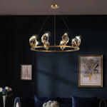 Angle Round Chandelier