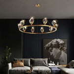 Angle Round Chandelier