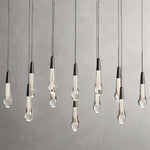 Soltaire Raindrop Linear Chandelier