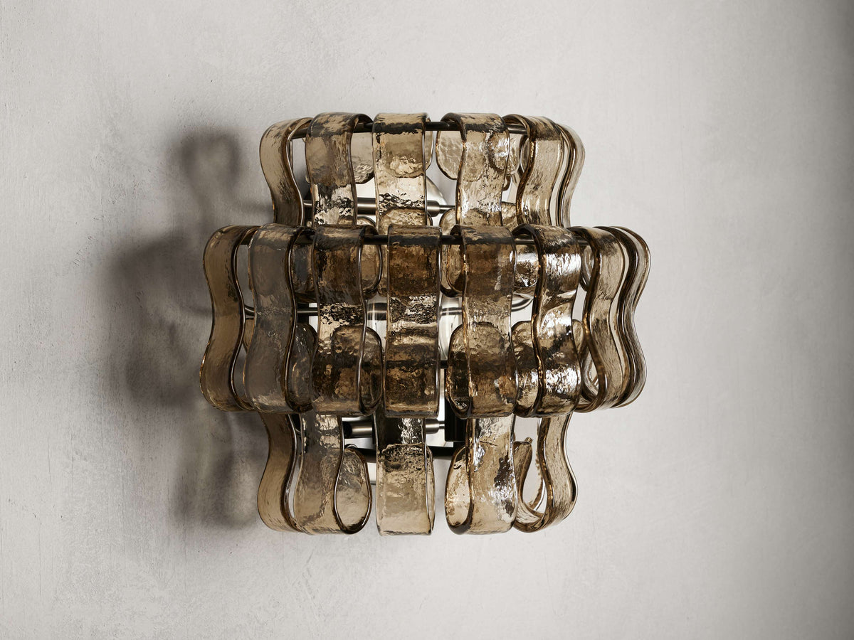 Ghiaccio Textured Wall Sconces