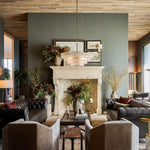 Ghiaccio Textured Round Chandelier