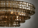 Ghiaccio Textured Round Chandelier