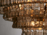 Ghiaccio Textured Round Chandelier