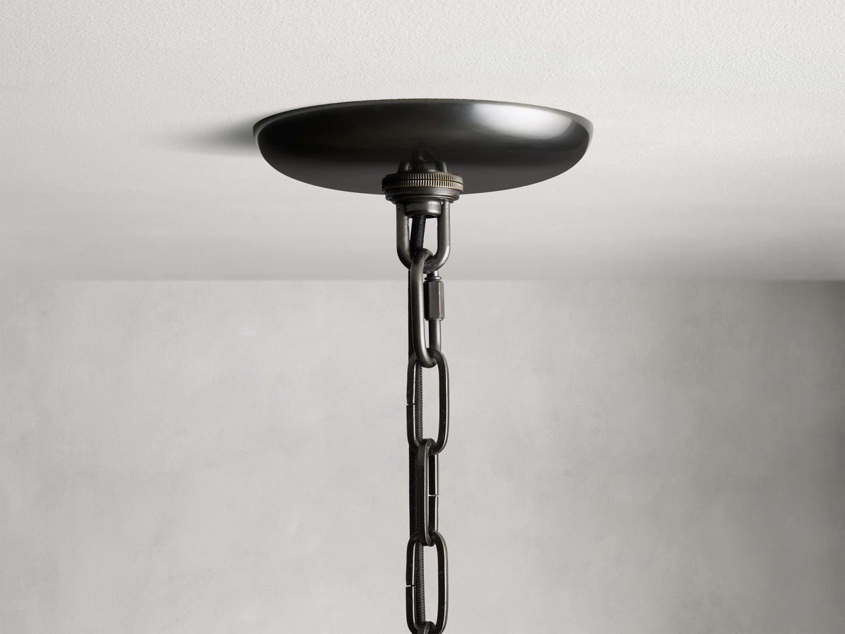 Ghiaccio Textured Round Chandelier
