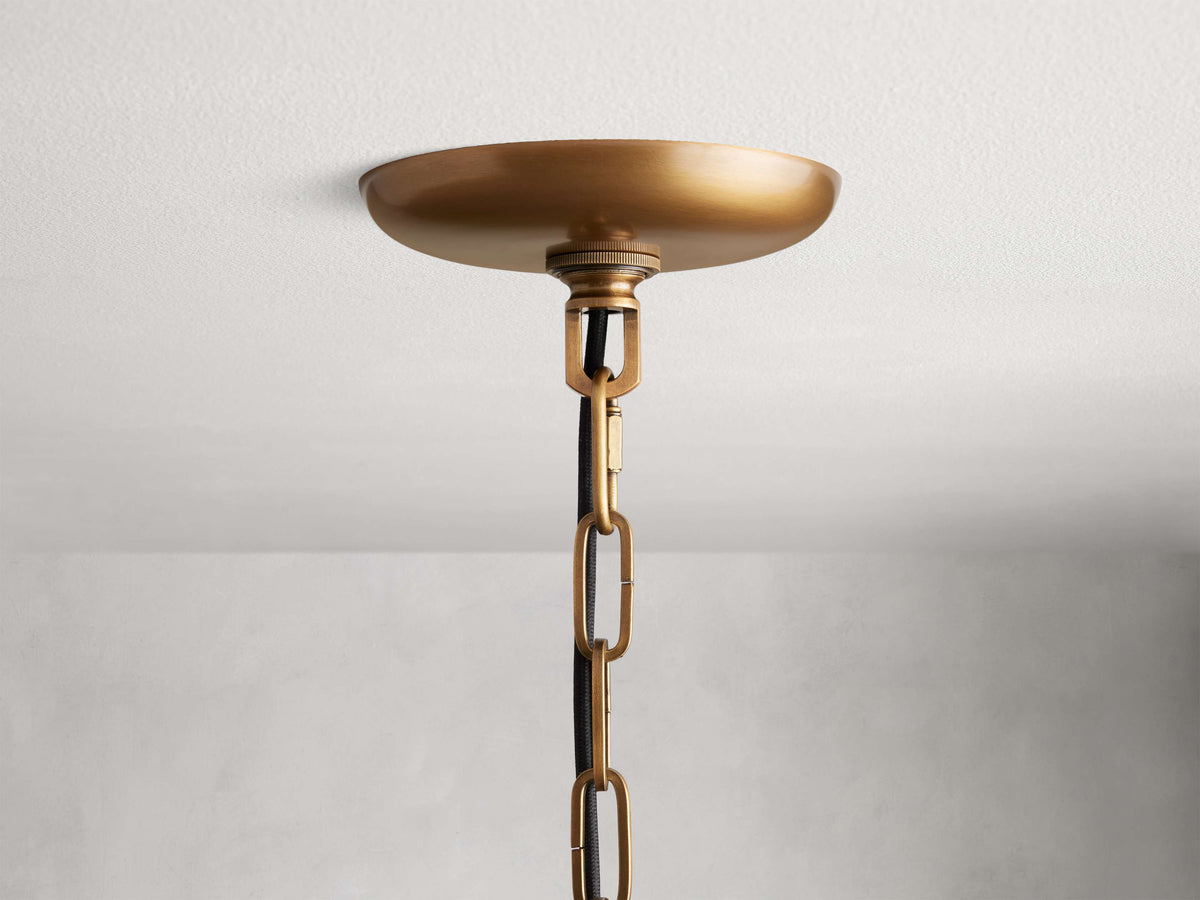 Ghiaccio Glass Round Chandelier