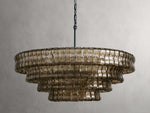 Ghiaccio Glass Round Chandelier