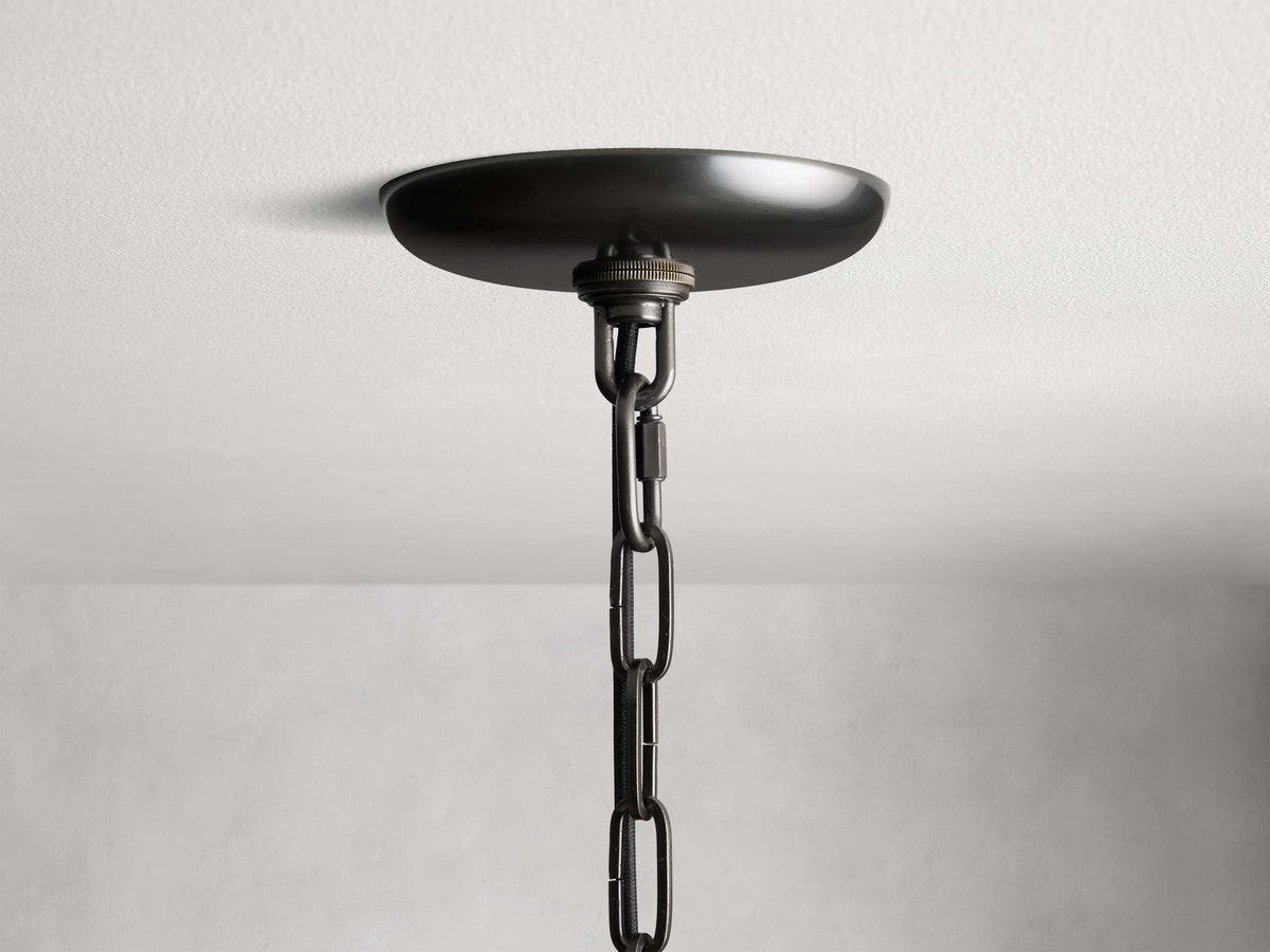 Ghiaccio Glass Round Chandelier