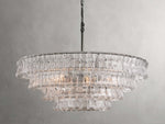 Ghiaccio Glass Round Chandelier