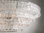 Ghiaccio Glass Round Chandelier