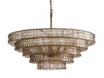 Ghiaccio Glass Round Chandelier