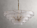 Ghiaccio Glass Round Chandelier