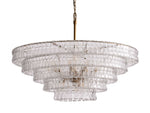 Ghiaccio Glass Round Chandelier