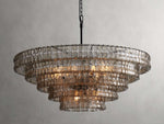 Ghiaccio Glass Round Chandelier