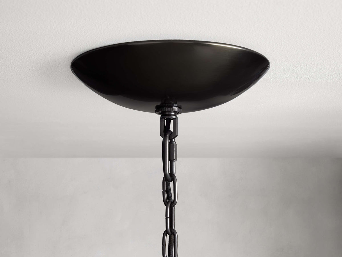 Ghiaccio Glass Round Chandelier