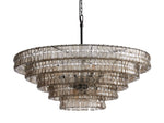 Ghiaccio Glass Round Chandelier